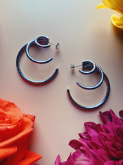 Ayaanle Silver Earrings - Milgo Awad