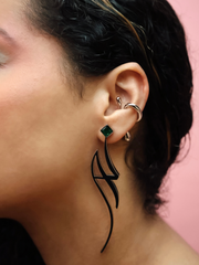 Heka Ear Cuffs Silver - Milgo Awad