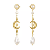 pearl earrings - Milgo Awad